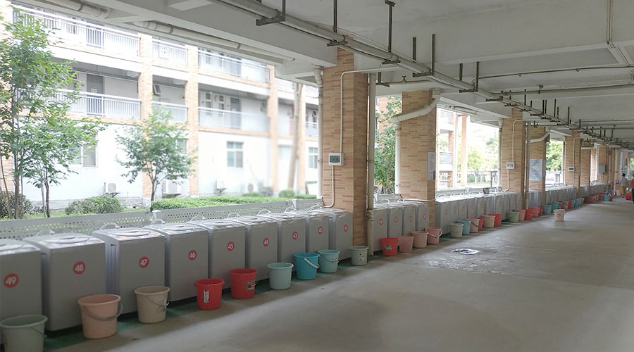 好評(píng)度高！江門(mén)一中學(xué)校又雙叒續(xù)單金環(huán)電器共享洗衣機(jī)