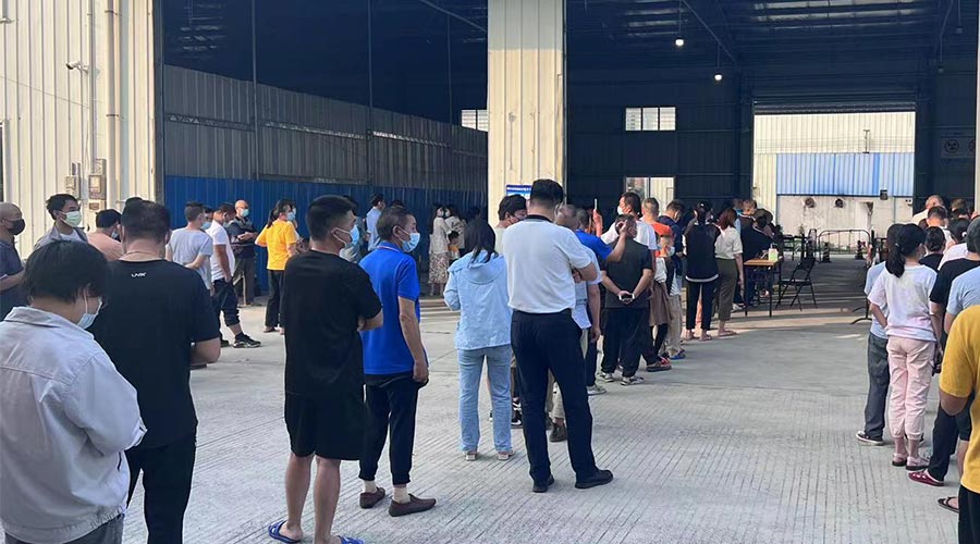 支援防疫是責任！金環(huán)電器助力鶴山核酸檢測