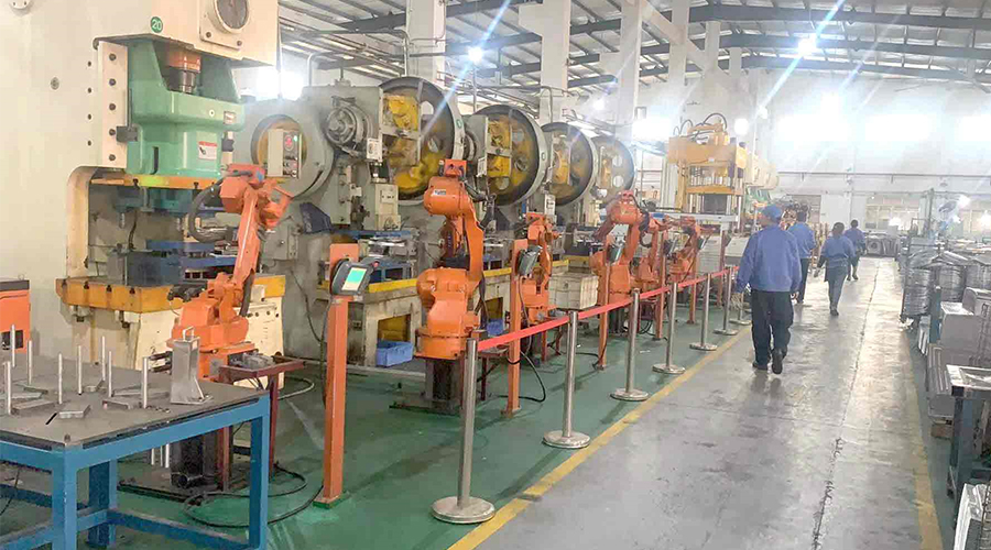 揭秘金環(huán)電器滾筒干衣機沖壓自動化生產(chǎn)是如何進行的？