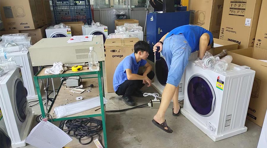 驗貨省心省力！澳洲omega客戶稱贊衣物烘干機代工質量高