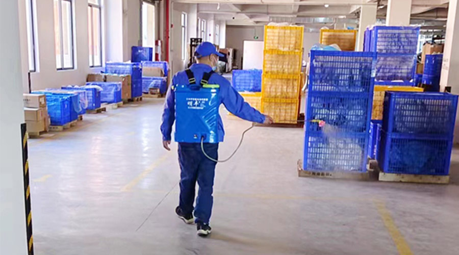 健康和安全放首位！金環(huán)電器全面開展工廠除菌工作
