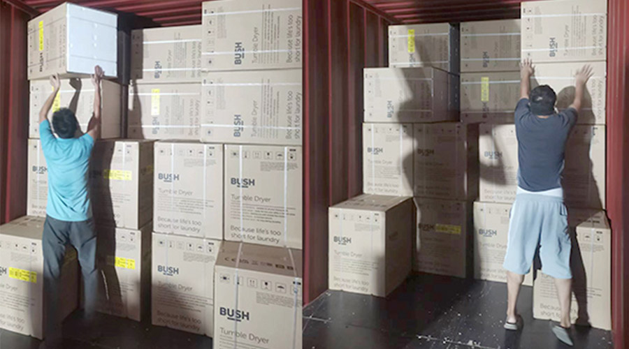 各司其職合力做好英國(guó)Argos客戶衣物烘干機(jī)出貨任務(wù)！