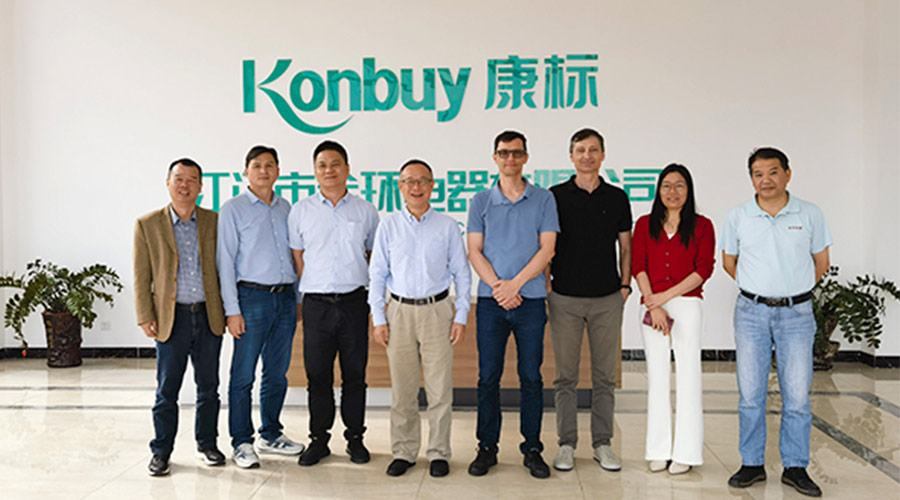 新項(xiàng)目對(duì)接！客戶伊萊克斯親臨金環(huán)電器參觀指導(dǎo)