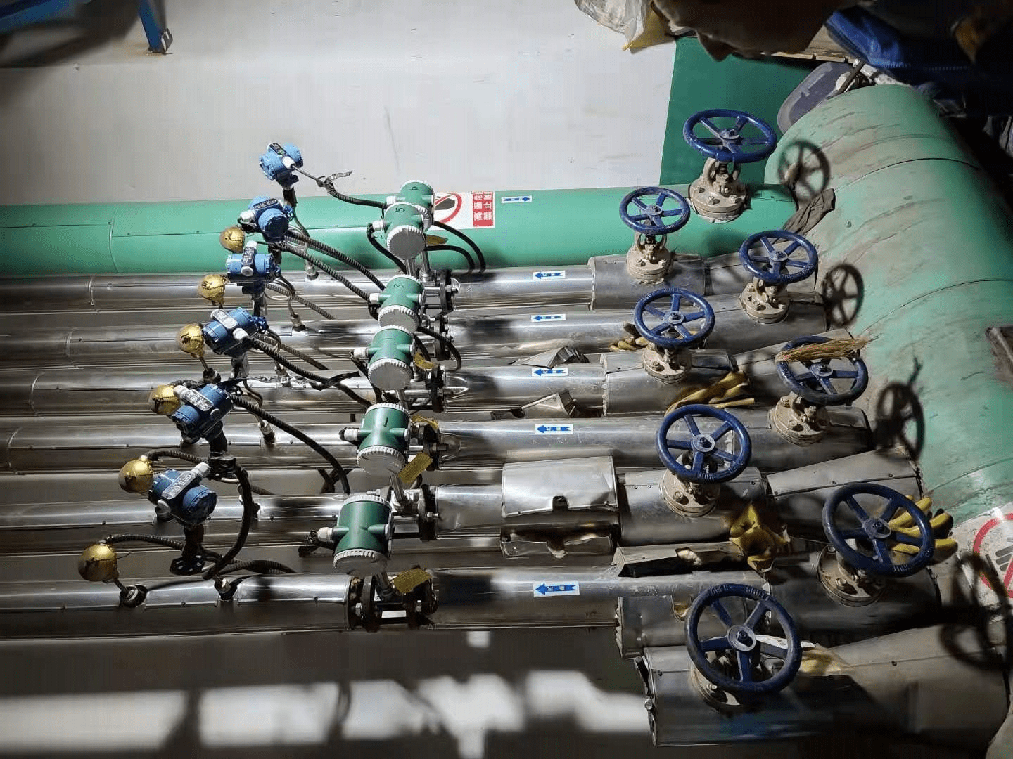 渦街流量計 工程現(xiàn)場